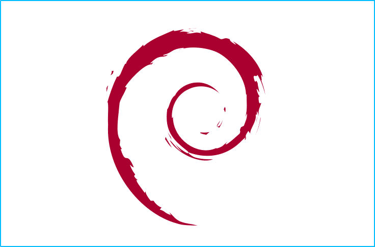 Logotipo de Debian.
