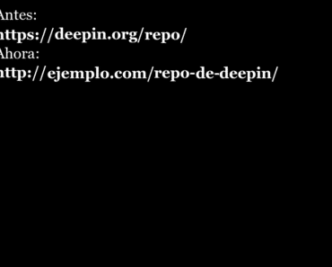 Lista de espejos para software en Deepin
