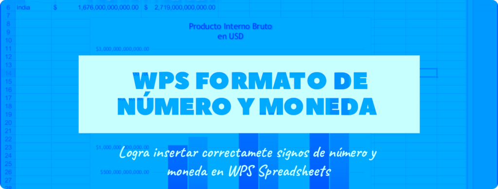 WPS FORMATO DE NÚMERO Y MONEDA