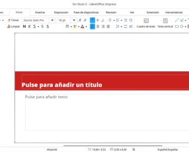 Cómo trabajar en LibreOffice Impress