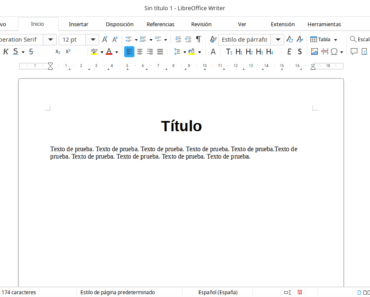 Cómo trabajar en LibreOffice Writer