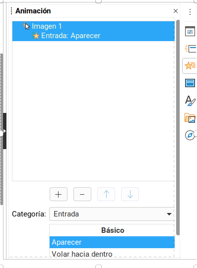 Cómo trabajar en LibreOffice Impress: Animación