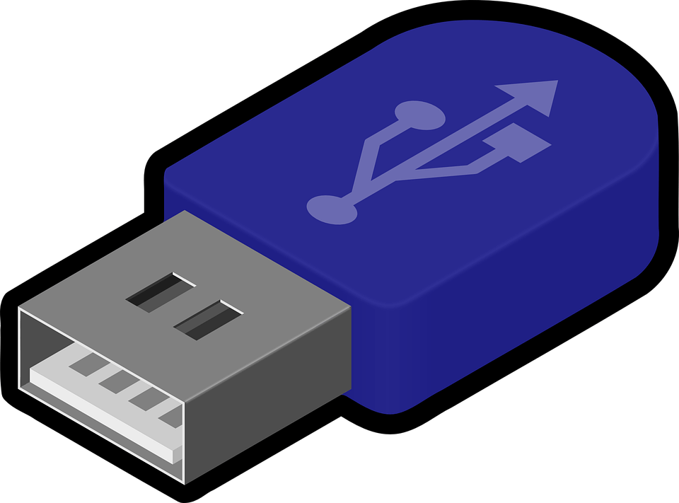 Representación de un conector USB