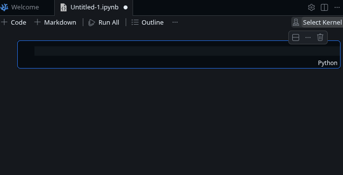 Jupyer notebook VS Codium