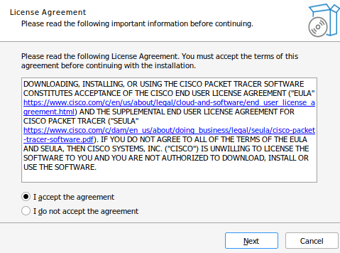 Contrato de Cisco Packet Tracer